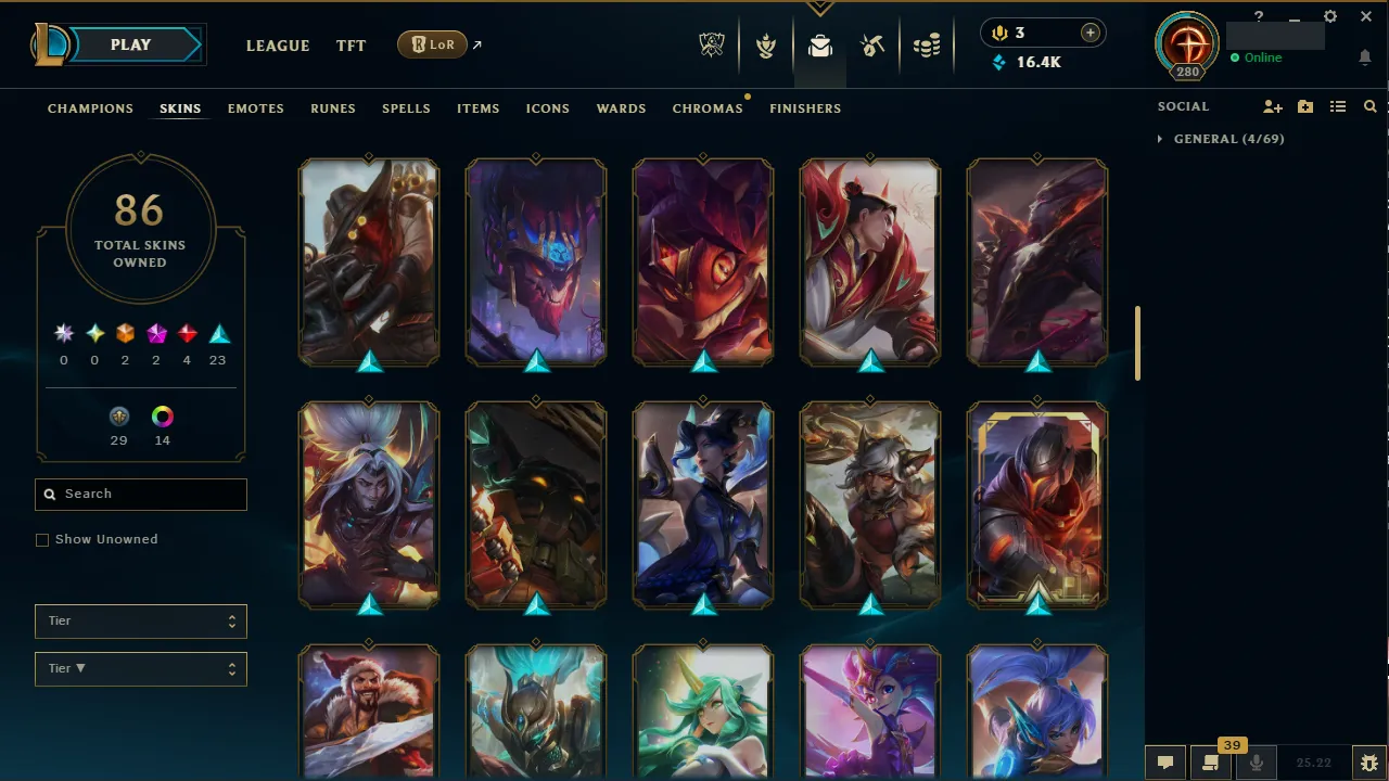 🌍 TR [Transfer Included] 🔒 Handlevel ⚡️ Gold II (61 LP) ✨️ WR:65% 🔥 171 Champs + 86 Skins  📧 Full Access Account ✅ #TH-2DCXXJ