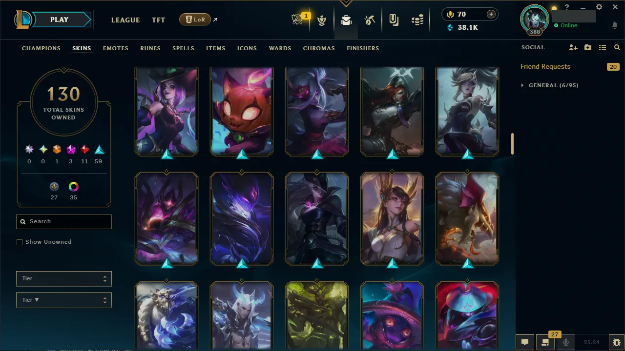 🌍 EUNE 🔒 Handlevel ⚡️ Emerald IV 🥇 Jungle Main ✨️ 130 Skins 🔥 All Champs 📧 Full Access Account ✅ #TH-0723