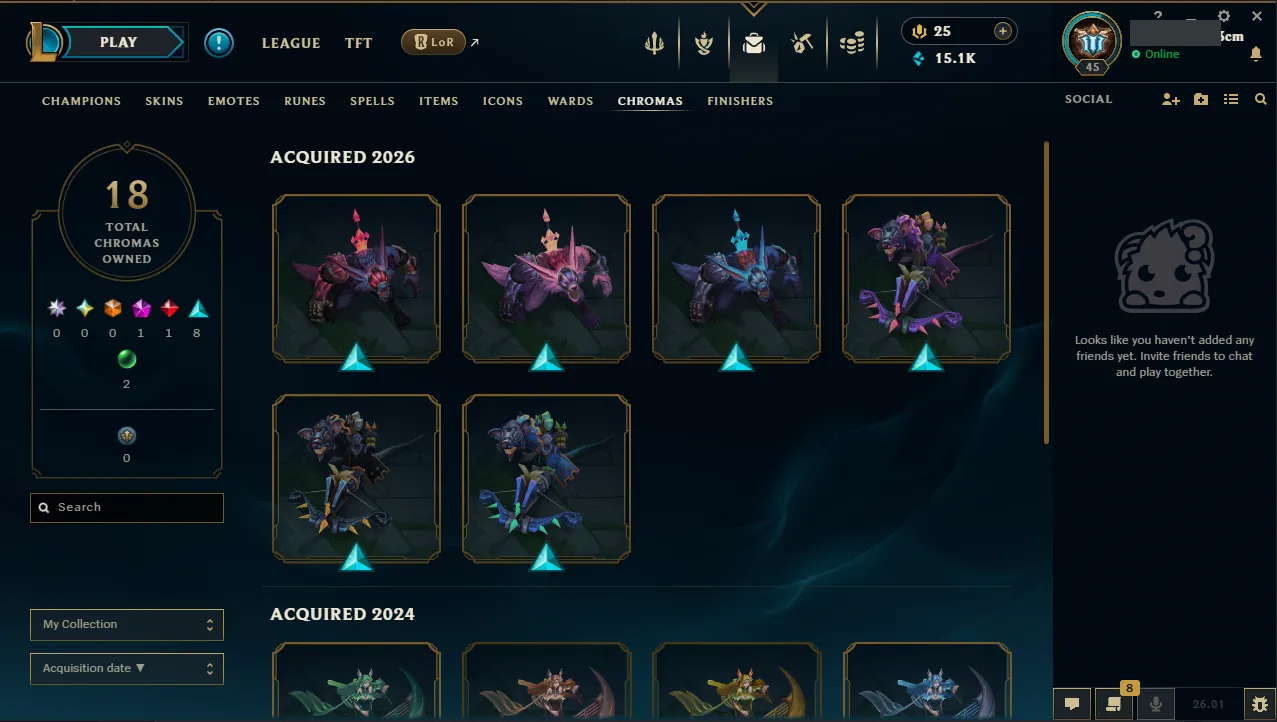 🌍 EUNE 🟢 Season 2026 🏅 Diamond II (65 LP) 📌️ Jungle Main ✨️ WR:60% 🔥 +30LP Gains  🔐 Lifetime Ownership 🏷️ #TH-J7S