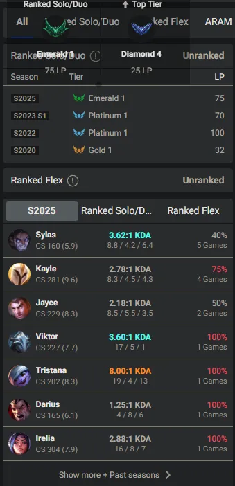 🌍 EUNE 👑 Season 16 (Current) 🔥 Unranked 💎️ Diamond Peak S15 ✨️ Diamond+ MMR 🔐 Lifetime Ownership 🏷️ #TH-0853-W2