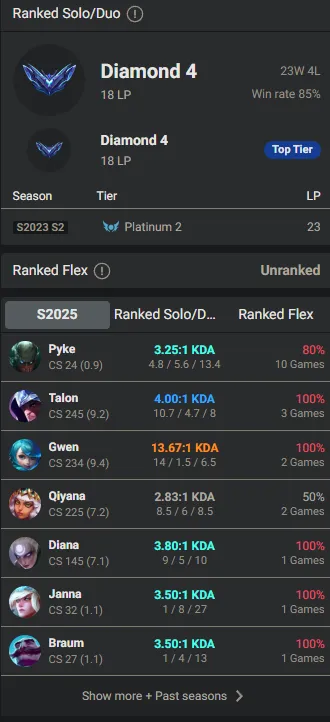 🌍 EUW 🔒 Handlevel ⚡️ Diamond IV (18 LP) 🥇 Jungle/Supp Main ✨️ WR:85% 🔥 High MMR  📧 Full Access Account ✅ #TH-0683