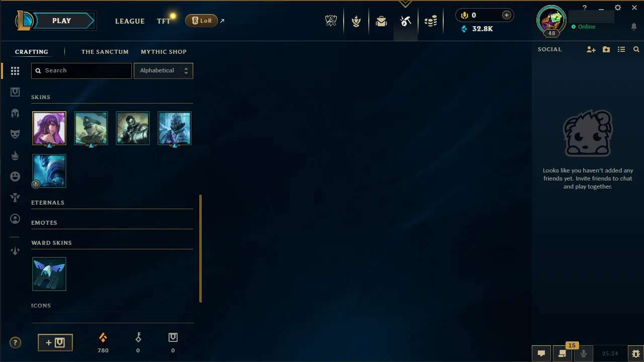 🌍 EUNE 🔒 Handlevel ⚡️ Diamond II (44 LP) 🥇 ADC Main ✨️ WR:69% 🔥 288LP Peak 📧 Full Access Account ✅ #TH-694