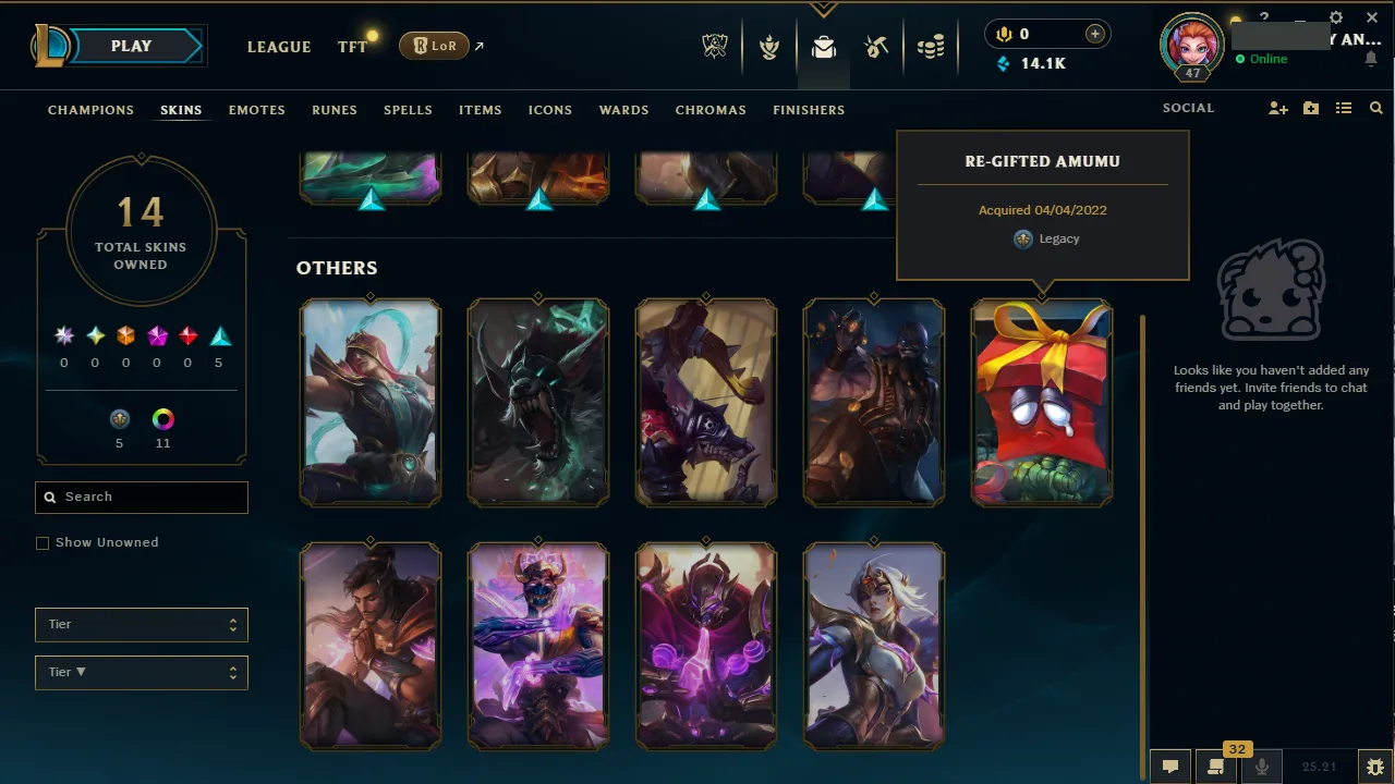 🌍 EUW 🔒 Handlevel ⚡️ Master I (233 LP) 🥇 ADC Main ✨️ WR:73% 🔥 62 Champs & 14 Skins ♾️ Lifetime Ownership 📧 Full Access Account ✅ #TH-632