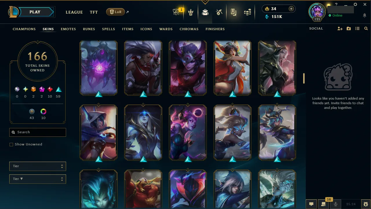 🌍 EUW 🔒 Handlevel ⚡️ Platinum IV 🥇 Jungle Main ✨️ 166 Skins 🔥 All Champs  📧 Full Access Account ✅ #TH-537