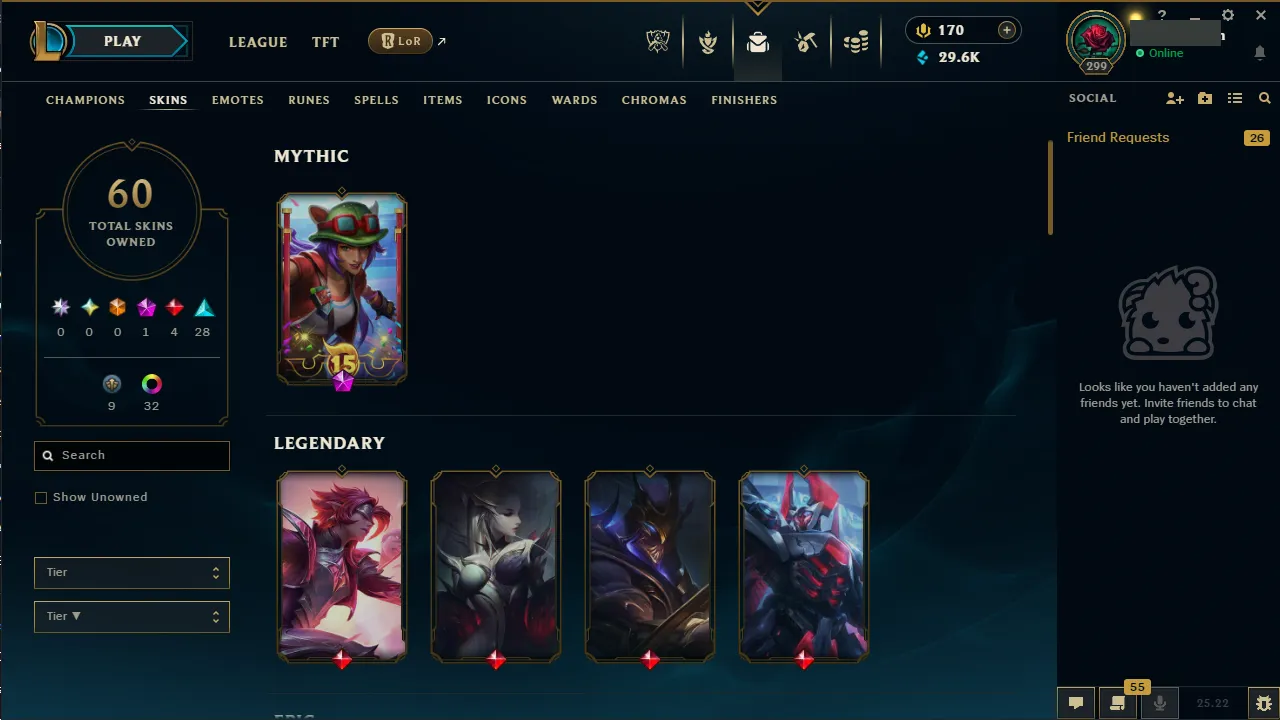 🌍 EUW 🔒 Handlevel ⚡️ Diamond II (41 LP) 🥇 Support/Jungle Main ✨️ 119 Champs 🔥 60 Skins  📧 Full Access Account ✅ #TH-665