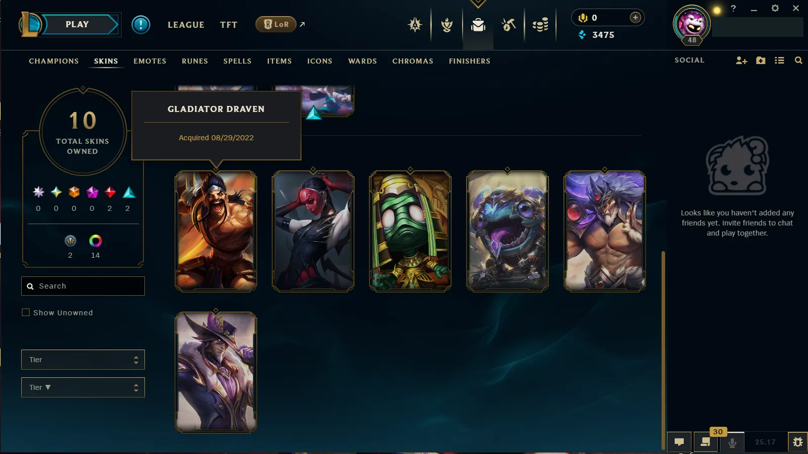 🌍 EUW 🔒 Handlevel ⚡ Emerald I (57 LP)✨ WR:51% 🔥 57 Champs + 10 Skins ♾️ Lifetime Ownership 📧 Full Email Access ✅ Full Ownership Transfer #TH-499