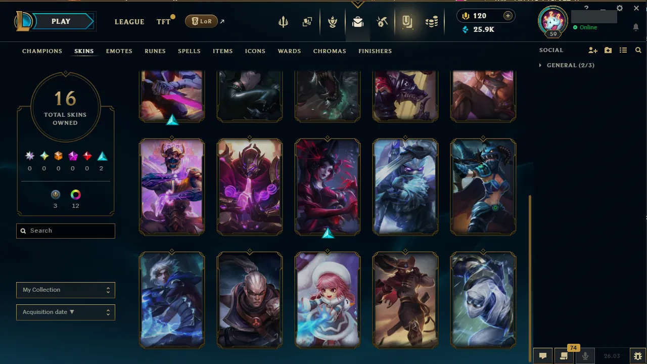 🌍 EUW 👑 Season 16 (Current) 🔥 Unranked 💎️ Season 15 Master 150LP Peak ✨️ Master+ MMR 🔐 Lifetime Ownership 🏷️ #TH-0857-G2