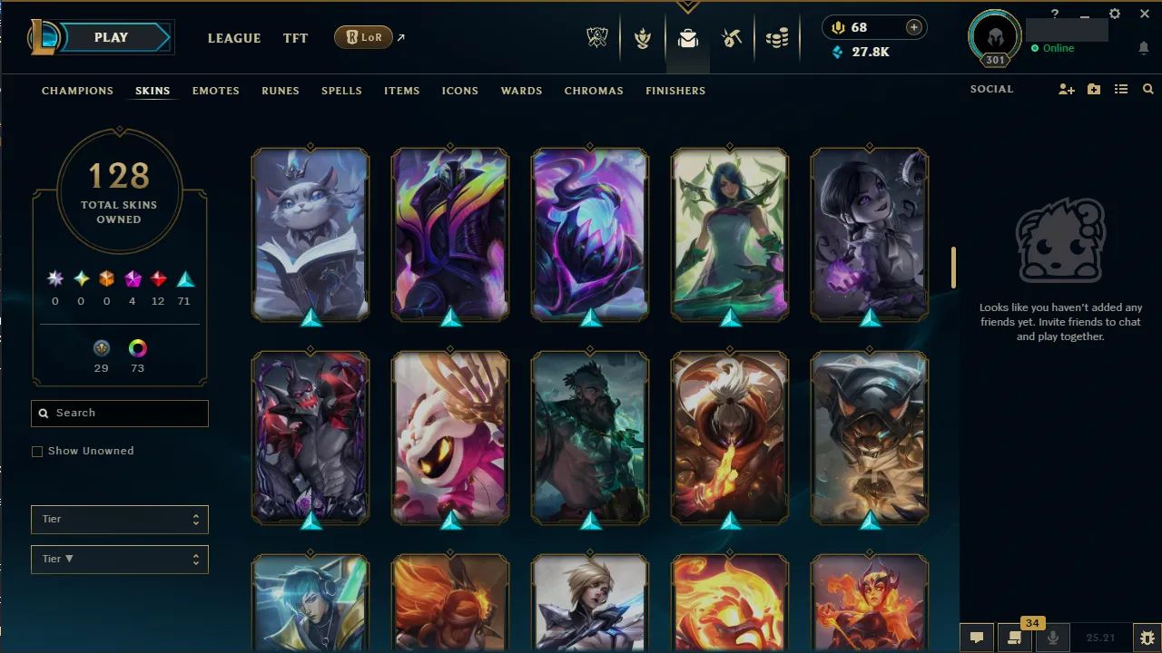 🌍 EUNE 🔒 Handlevel ⚡️ Emerald I (75 LP) ✨️ WR:51% 🔥 90 Champions | 128 Skins ♾️ Lifetime Ownership 📧 Full Access Account ✅ #TH-456