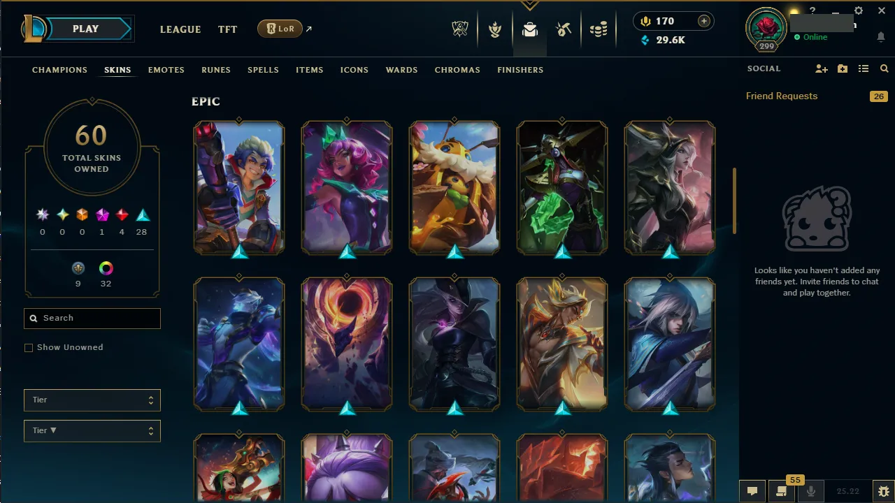 🌍 EUW 🔒 Handlevel ⚡️ Diamond II (41 LP) 🥇 Support/Jungle Main ✨️ 119 Champs 🔥 60 Skins  📧 Full Access Account ✅ #TH-665