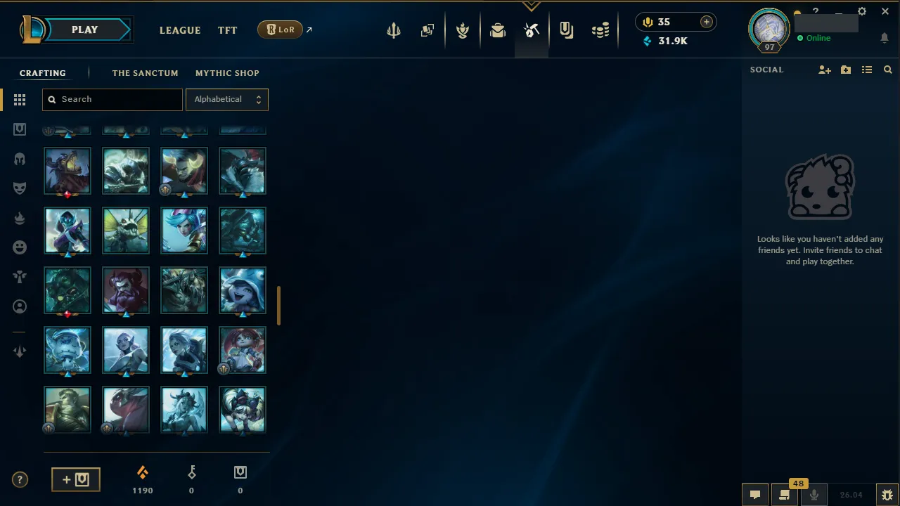 🌍 EUW 👑 Season 16 (Current) 🔥 Diamond IV 📌️ ADC Main 💎️ 17 Skins ✨️ Pulsefire Ezreal 🔐 Lifetime Ownership 🏷️ #TH-0785