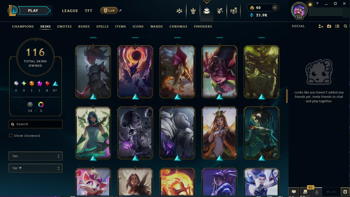 🌍 LAN [Transfer Included] 🔒 Handlevel ⚡ Iron III (14 LP)✨ 170 Champions 🔥 116 Skins ♾️ Lifetime Ownership 📧 Full Email Access ✅ Full Ownership Transfer