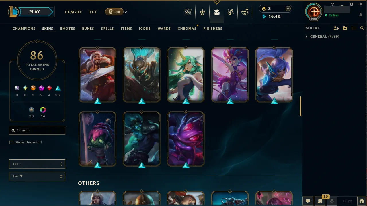 🌍 TR [Transfer Included] 🔒 Handlevel ⚡️ Gold II (61 LP) ✨️ WR:65% 🔥 171 Champs + 86 Skins  📧 Full Access Account ✅ #TH-2DCXXJ