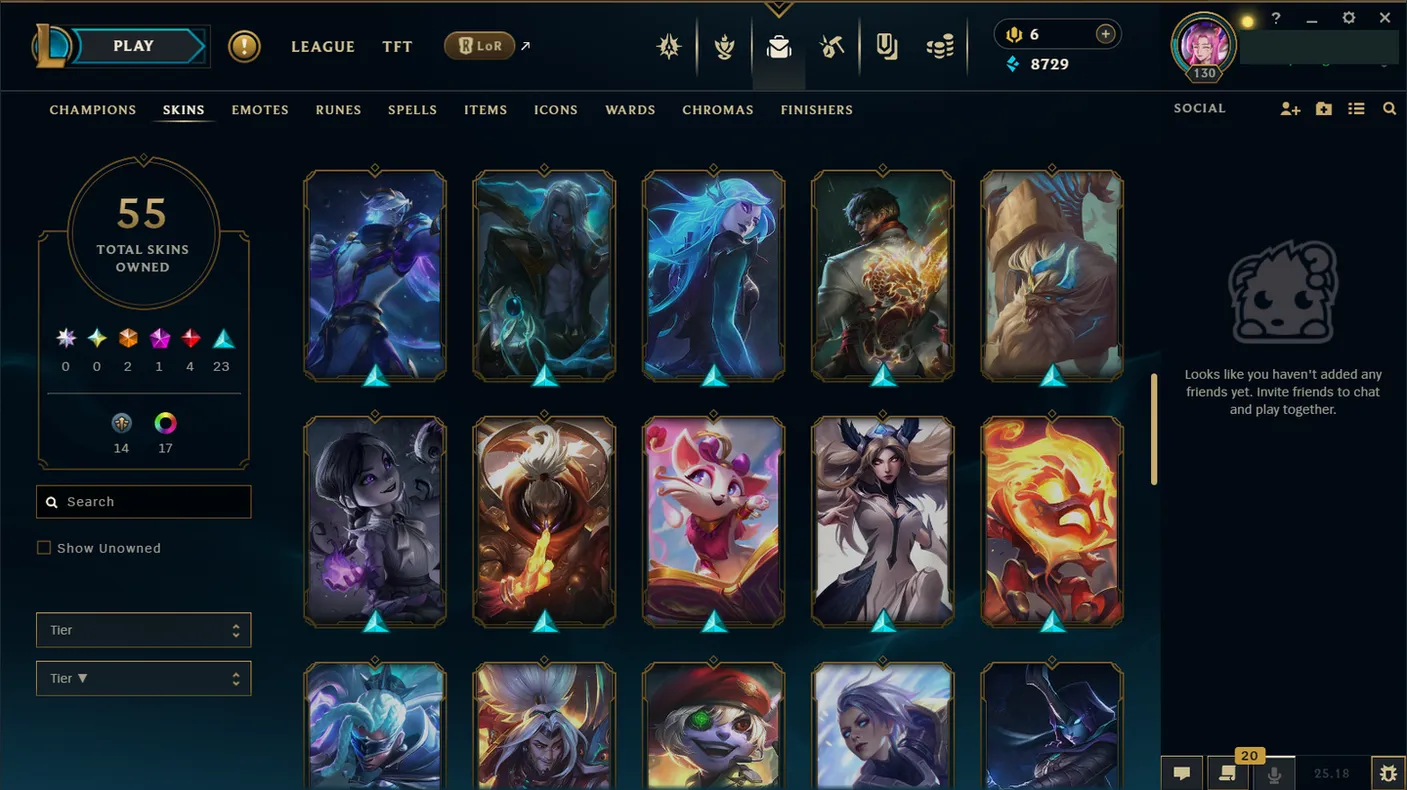 🌍 EUNE 🔒 Handlevel ⚡ Diamond IV (75 LP)✨ WR:54% 🔥 55 Skins + 119 Champions ♾️ Lifetime Ownership 📧 Full Email Access ✅ Full Ownership Transfer #TH-546