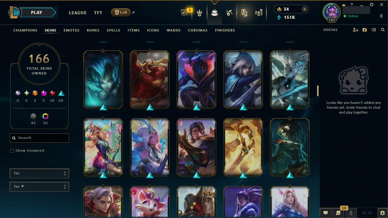 🌍 EUW 🔒 Handlevel ⚡️ Platinum IV 🥇 Jungle Main ✨️ 166 Skins 🔥 All Champs  📧 Full Access Account ✅ #TH-537