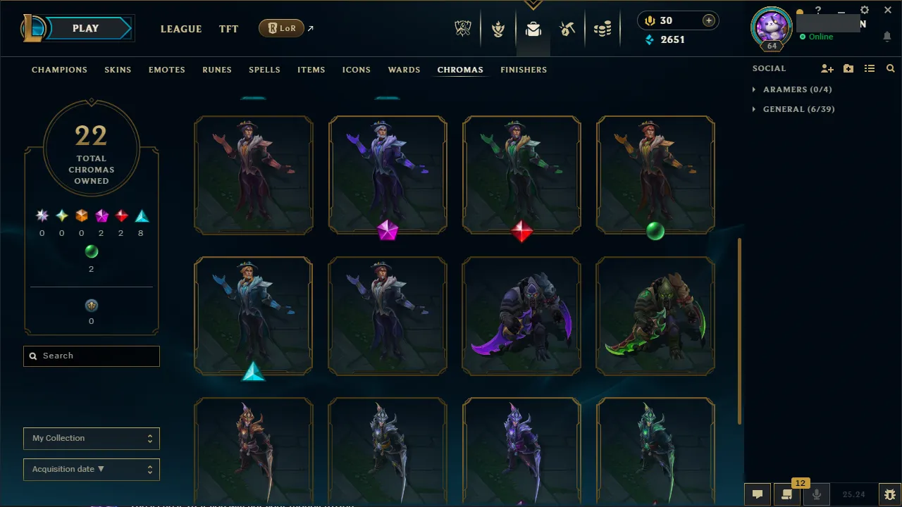 🌍 EUW 🔒 Handlevel ⚡️ Diamond II (88 LP) 🥇 Jungle Main ✨️ 200LP Peak 🔥 26 Skins 📧 Full Access Account ✅ #TH-701
