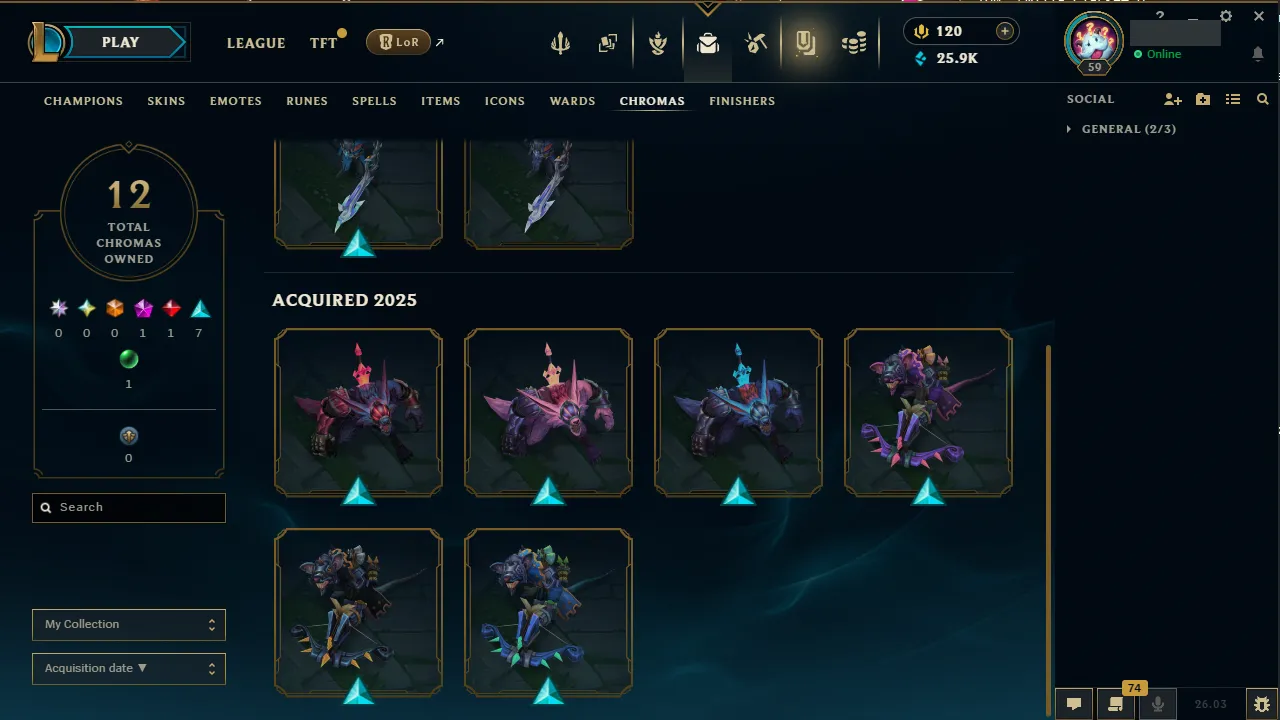 🌍 EUW 👑 Season 16 (Current) 🔥 Unranked 💎️ Season 15 Master 150LP Peak ✨️ Master+ MMR 🔐 Lifetime Ownership 🏷️ #TH-0857-G2