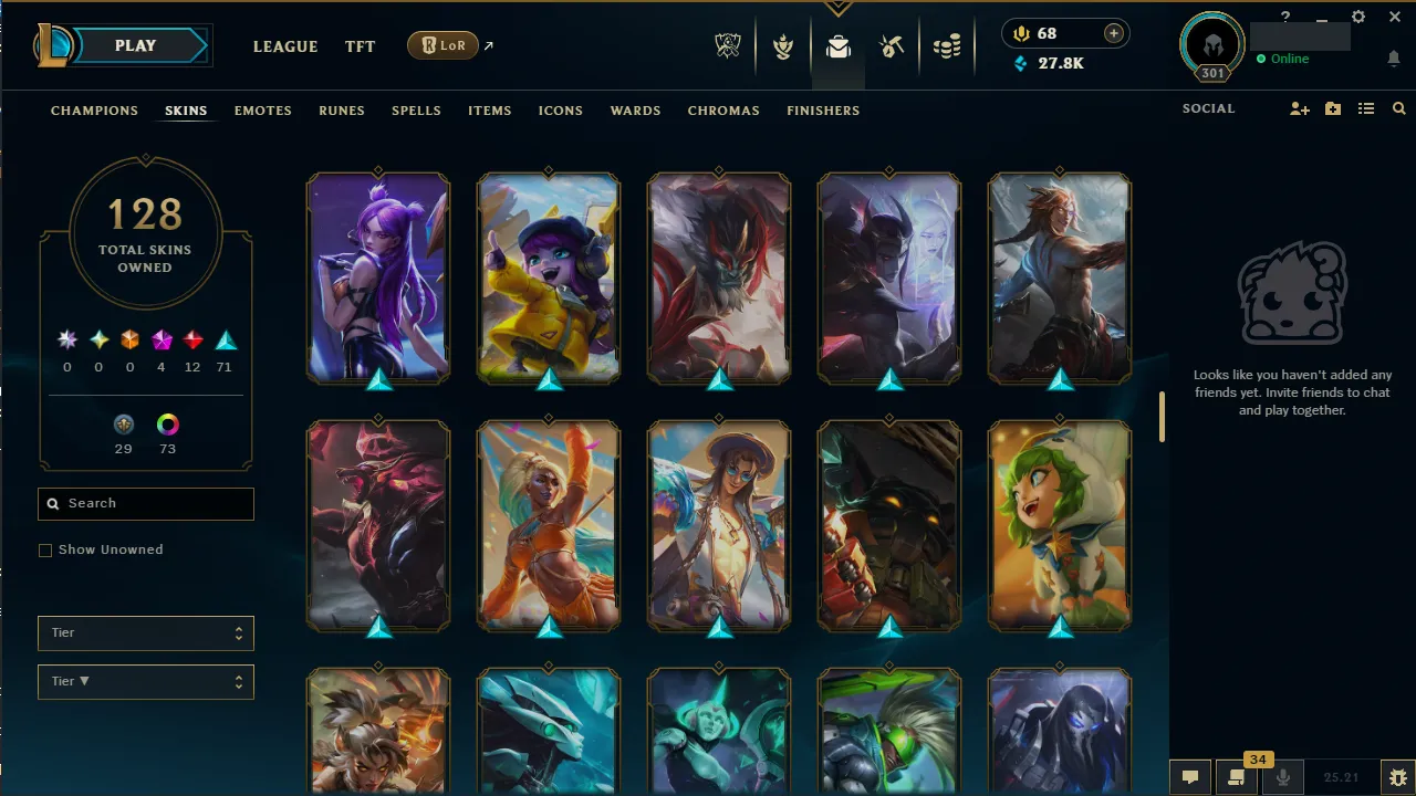 🌍 EUNE 🔒 Handlevel ⚡️ Emerald I (75 LP) ✨️ WR:51% 🔥 90 Champions | 128 Skins ♾️ Lifetime Ownership 📧 Full Access Account ✅ #TH-456