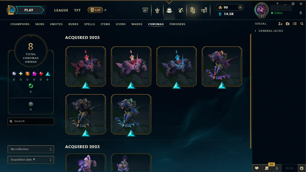 🌍 EUNE 🔒 Handlevel ⚡️ Emerald III (2 LP) 🥇 Jungle/ADC ✨️ Diamond 2 Peak 🔥 37 Skins 📧 Full Access Account ✅ #TH-0723