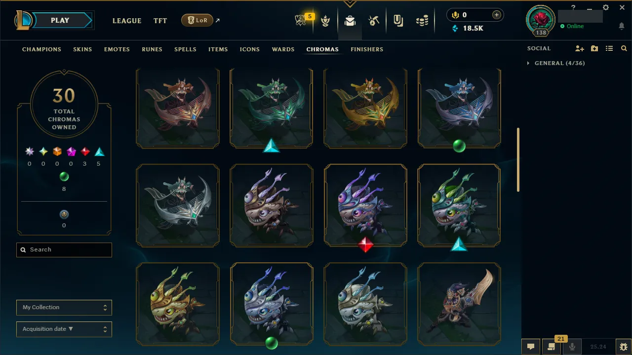 🌍 EUW 🔒 Handlevel ⚡️ Emerald I (75 LP) 🥇 ADC Main ✨️ Diamond Decay 🔥 32 Skins 📧 Full Access Account ✅ #TH-704-1