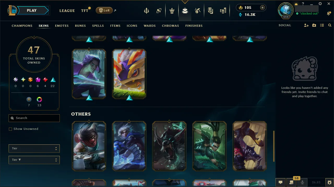 🌍 EUW 👑 Season 16 (Current) 🔥 Diamond I (75 LP) 💎️ 780LP Grandmaster Peak ✨️ Decay from 500LP 🔐 Lifetime Ownership 🏷️ #TH-0857-G1