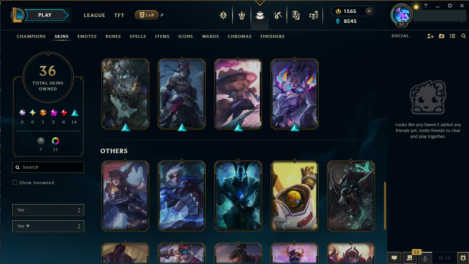 🌍 EUW 🔒 Handlevel ⚡ Emerald IV (48 LP)✨ WR:52% 🔥 1565 RP + 75 Mythic Essences + 36 Clean Skins + 58 Champions ♾️ Lifetime Ownership 📧 Full Email Access ✅ Full Ownership Transfer #TH-537