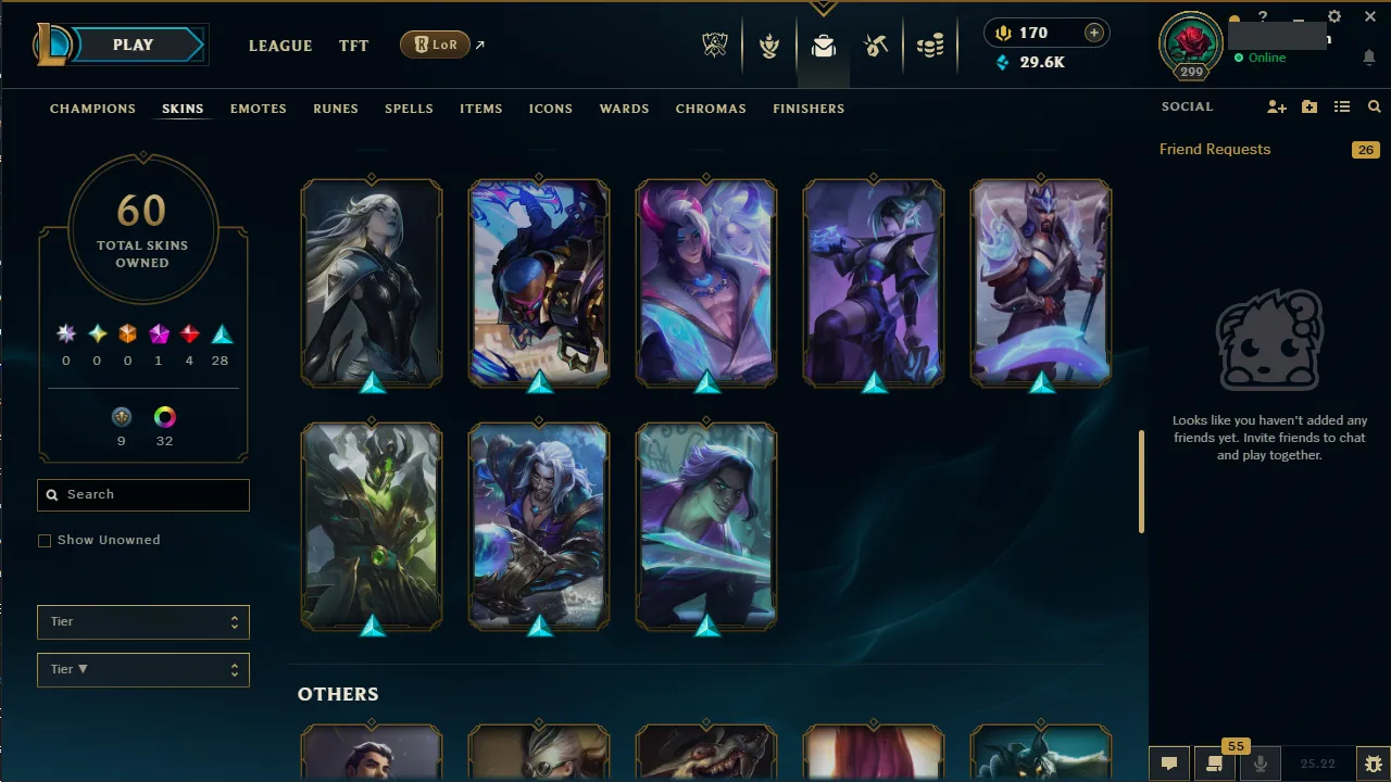 🌍 EUW 🔒 Handlevel ⚡️ Diamond II (41 LP) 🥇 Support/Jungle Main ✨️ 119 Champs 🔥 60 Skins  📧 Full Access Account ✅ #TH-665