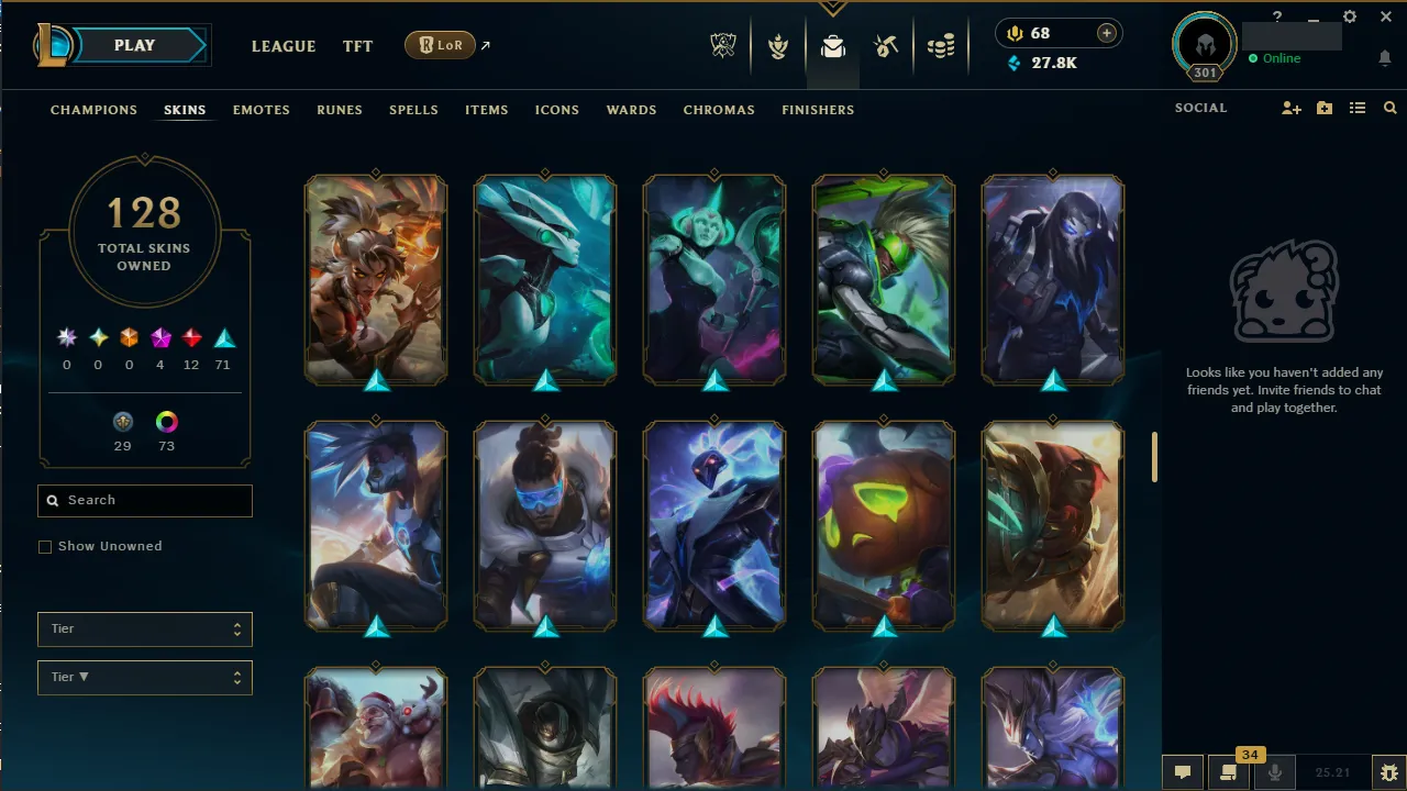 🌍 EUNE 🔒 Handlevel ⚡️ Emerald I (75 LP) ✨️ WR:51% 🔥 90 Champions | 128 Skins ♾️ Lifetime Ownership 📧 Full Access Account ✅ #TH-456
