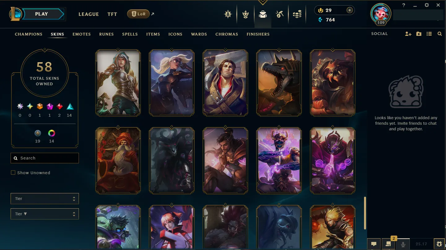 🌍 EUW 🔒 Handlevel ⚡ Emerald I (25 LP)✨ WR:60% 🔥 166 Champs + 58 Skins ♾️ Lifetime Ownership 📧 Full Email Access ✅ Full Ownership Transfer #TH-519
