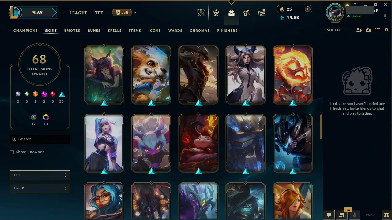 🌍 EUW 🔒 Handlevel ⚡️ Emerald IV (86 LP) ✨️ 120 Champions 🔥 68 Skins ♾️ Lifetime Ownership 📧 Full Access Account ✅ #TH-9258