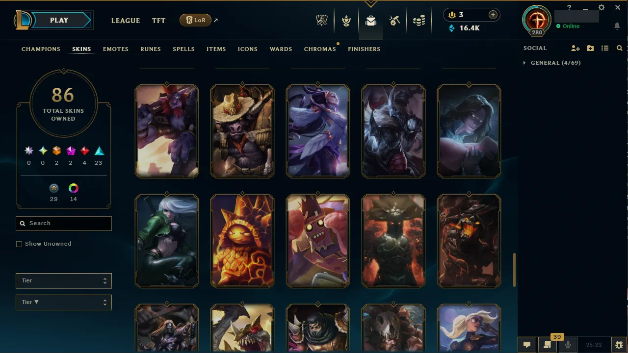 🌍 TR [Transfer Included] 🔒 Handlevel ⚡️ Gold II (61 LP) ✨️ WR:65% 🔥 171 Champs + 86 Skins  📧 Full Access Account ✅ #TH-2DCXXJ