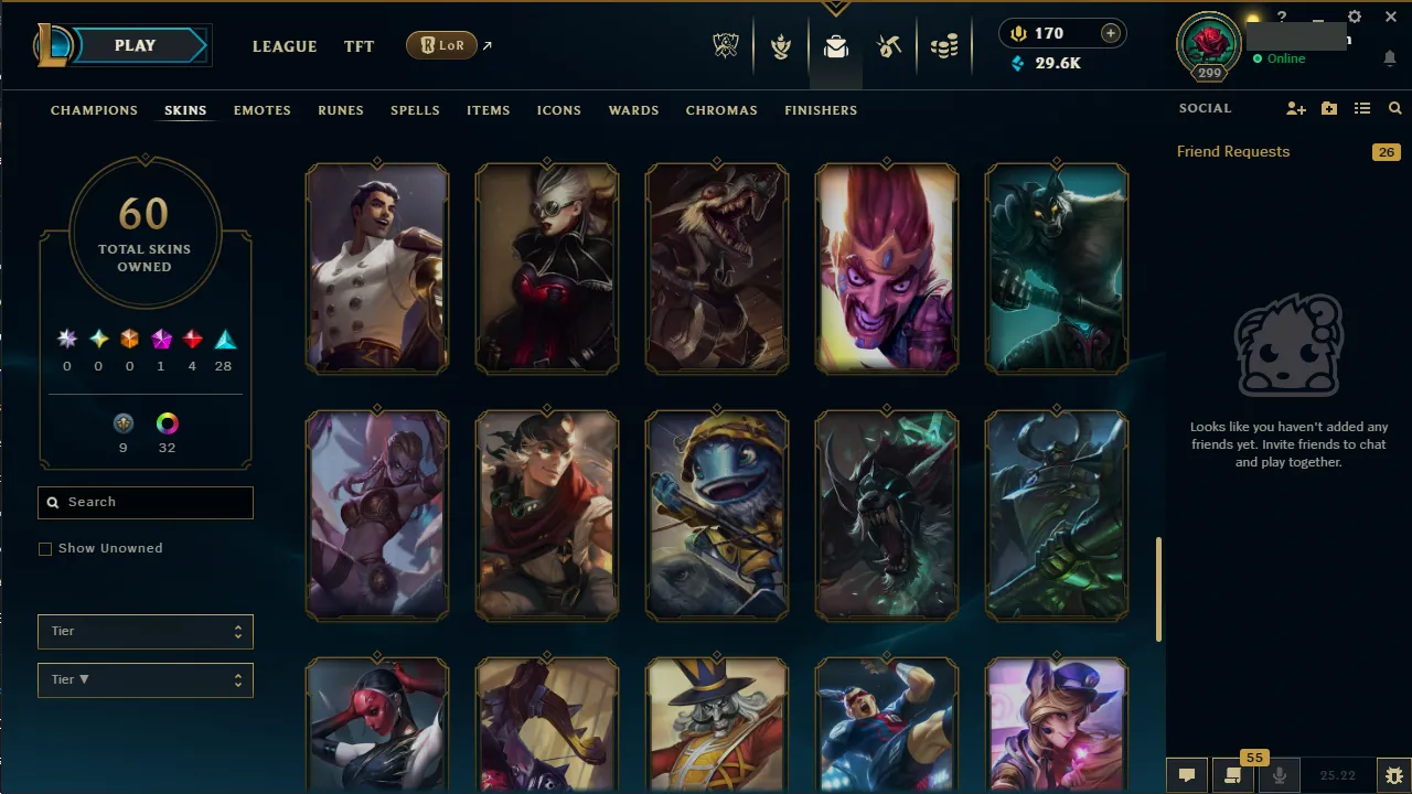 🌍 EUW 🔒 Handlevel ⚡️ Diamond II (41 LP) 🥇 Support/Jungle Main ✨️ 119 Champs 🔥 60 Skins  📧 Full Access Account ✅ #TH-665