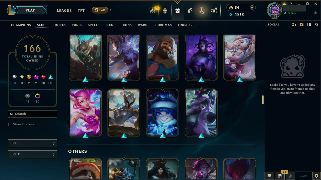 🌍 EUW 🔒 Handlevel ⚡️ Platinum IV 🥇 Jungle Main ✨️ 166 Skins 🔥 All Champs  📧 Full Access Account ✅ #TH-537