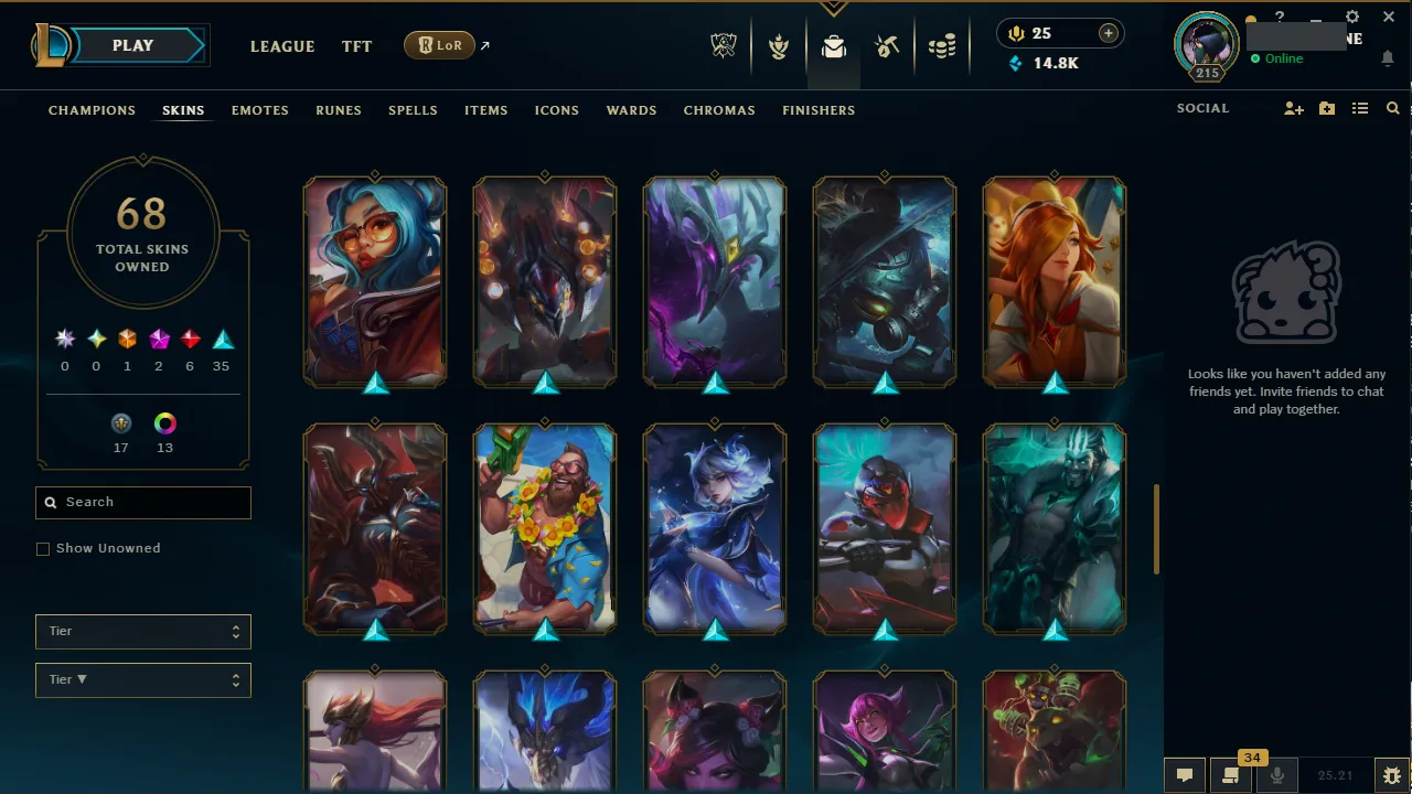 🌍 EUW 🔒 Handlevel ⚡️ Emerald IV (86 LP) ✨️ 120 Champions 🔥 68 Skins ♾️ Lifetime Ownership 📧 Full Access Account ✅ #TH-9258
