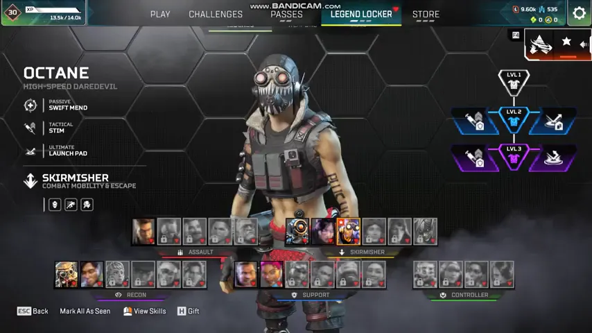 AP703 //Pathfinder Boxing Gloves Heirloom Relic Octane Lifeline Bangalore Bloodhound Gibraltar Wraith 30 Lvl 16 Legends Rookie