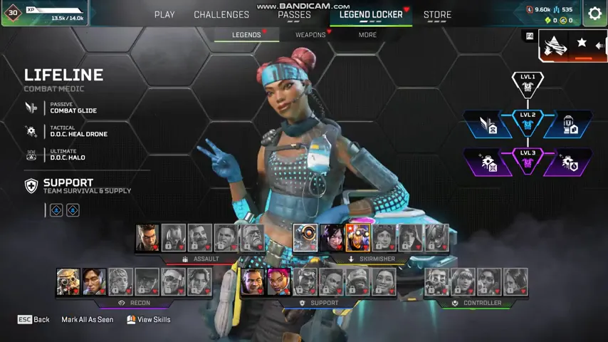 AP703 //Pathfinder Boxing Gloves Heirloom Relic Octane Lifeline Bangalore Bloodhound Gibraltar Wraith 30 Lvl 16 Legends Rookie