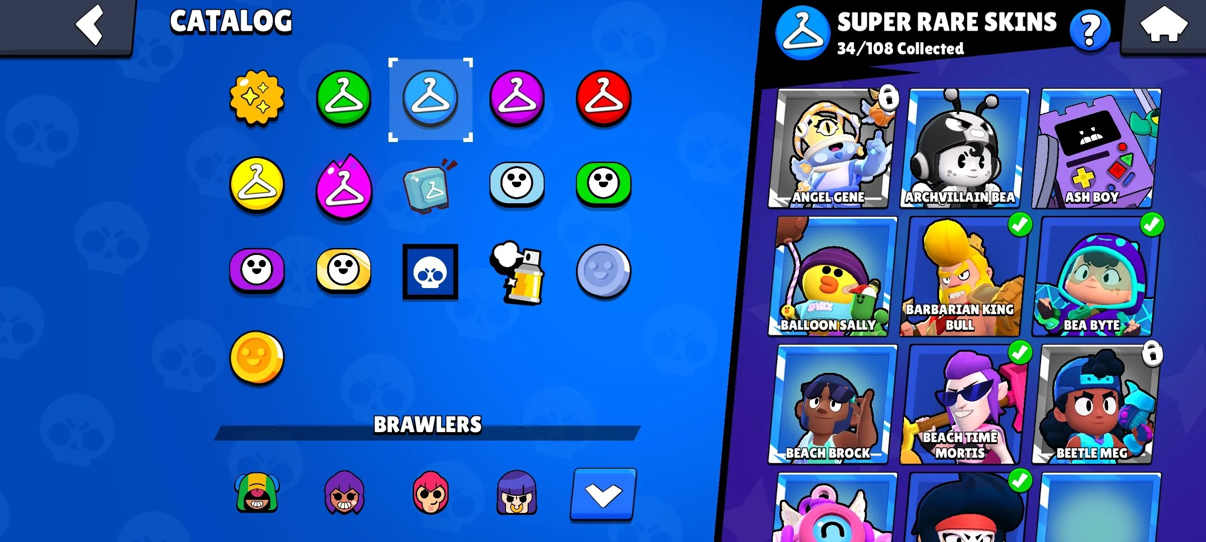 BS1934 High value skins 20117 trophies 59 brawlers 94 skins Godzilla Buzz Mecha Lotus Piper Mecha Petal Piper Mecha Rose Piper 