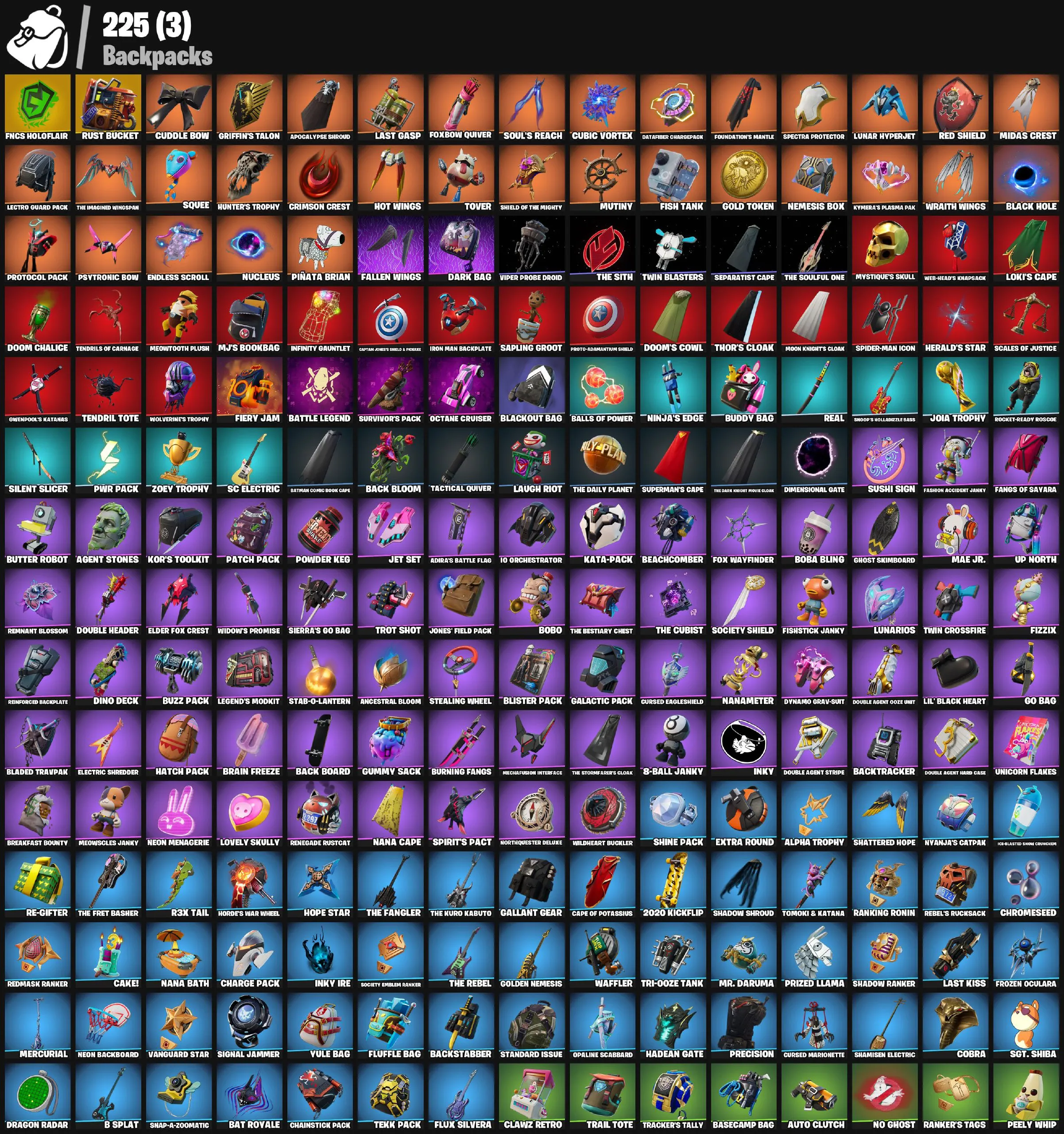 F1120 155 Exclusive Skins Including Galaxy Scout, Spider-Man, Darth Vader, and Legendary Heroes (G)