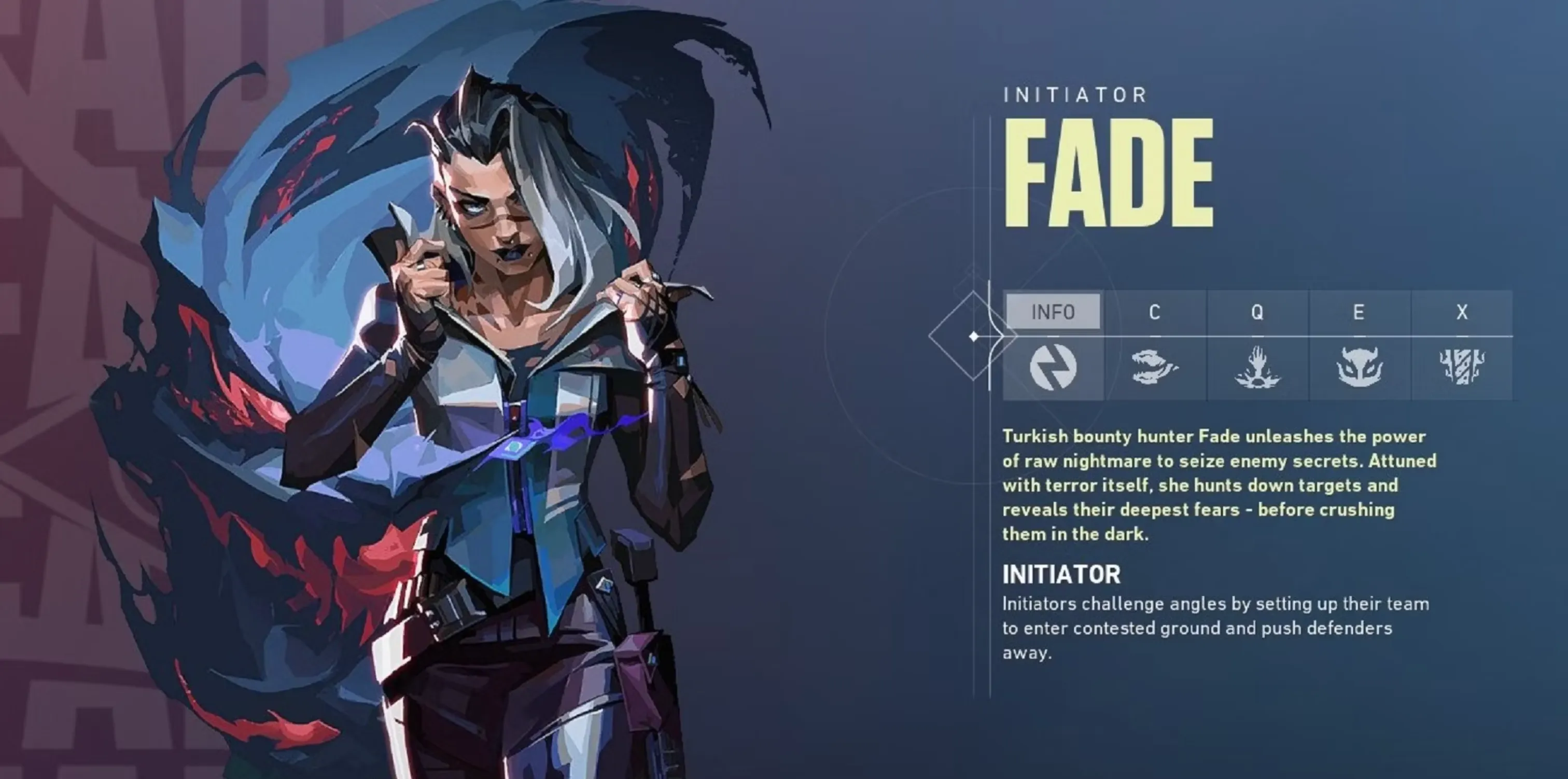 fade valorant initiator agent