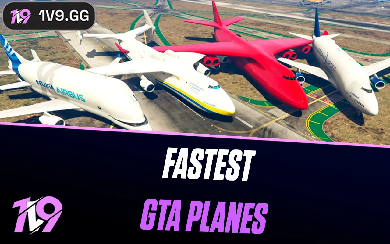 10 Fastest Planes In GTA Online, Ranked | 1v9
