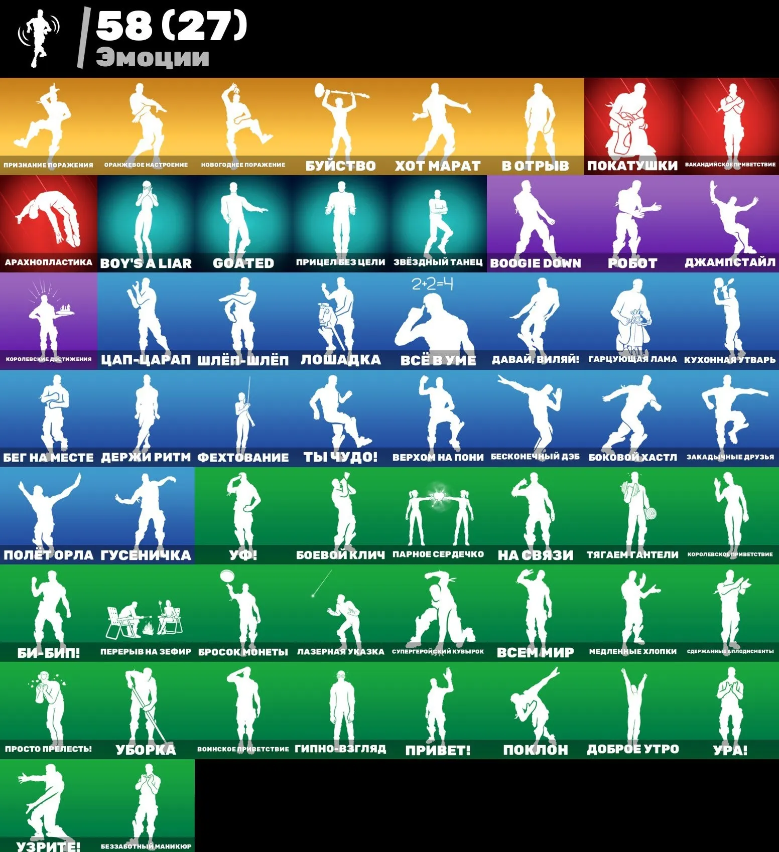 F869 56 Skins: Travis Scott, Take The L, Elite Agent, Renegade Raider, BP S2-S3, Deadpool, Gwen, OG Exclusives, Mail Change (G)