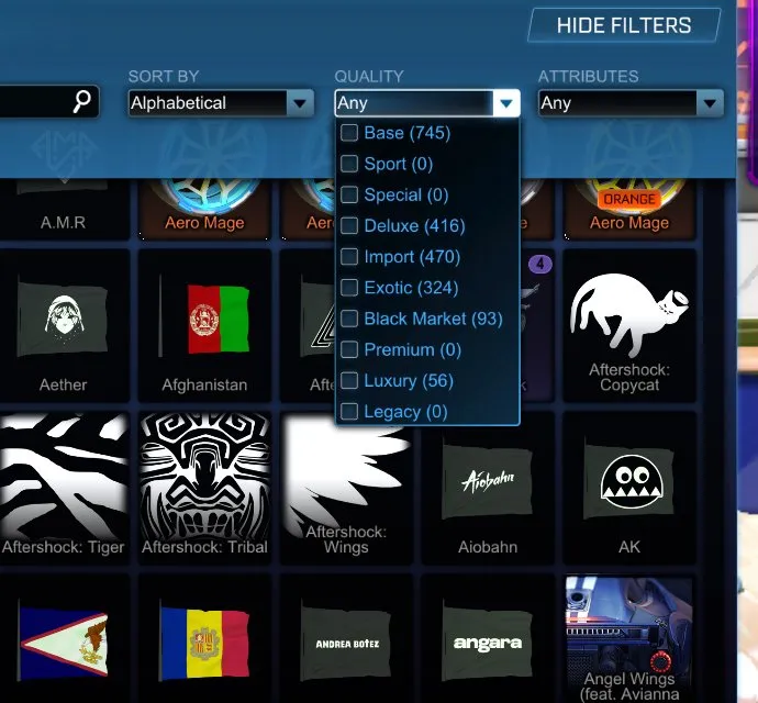 STOCK600 LUXURY ACC TW Octane Fennec TW Black Tactical Nuke 90+ Black Markets