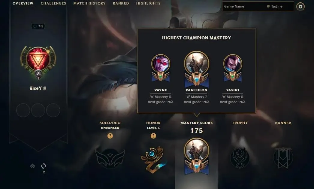 【EUW】Level 30 ✅ 72Champ/12Skin ✅ Full Access 📧 🔥High Quality Account ⚡Instant Delivery️️️️️️️ ️️️️️ ⚡ Ranked Ready