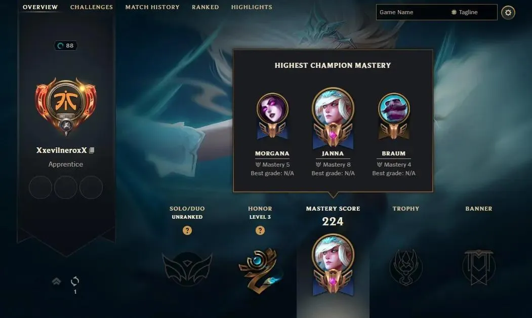 【EUW】Level 88 ✅ 53Champ/20Skin + 1Mythic/2Legendary/7Epic ✅ Full Access 📧 🔥High Quality Account ⚡Instant Delivery️️️️️️️ ️️️️️ ⚡ Ranked Ready
