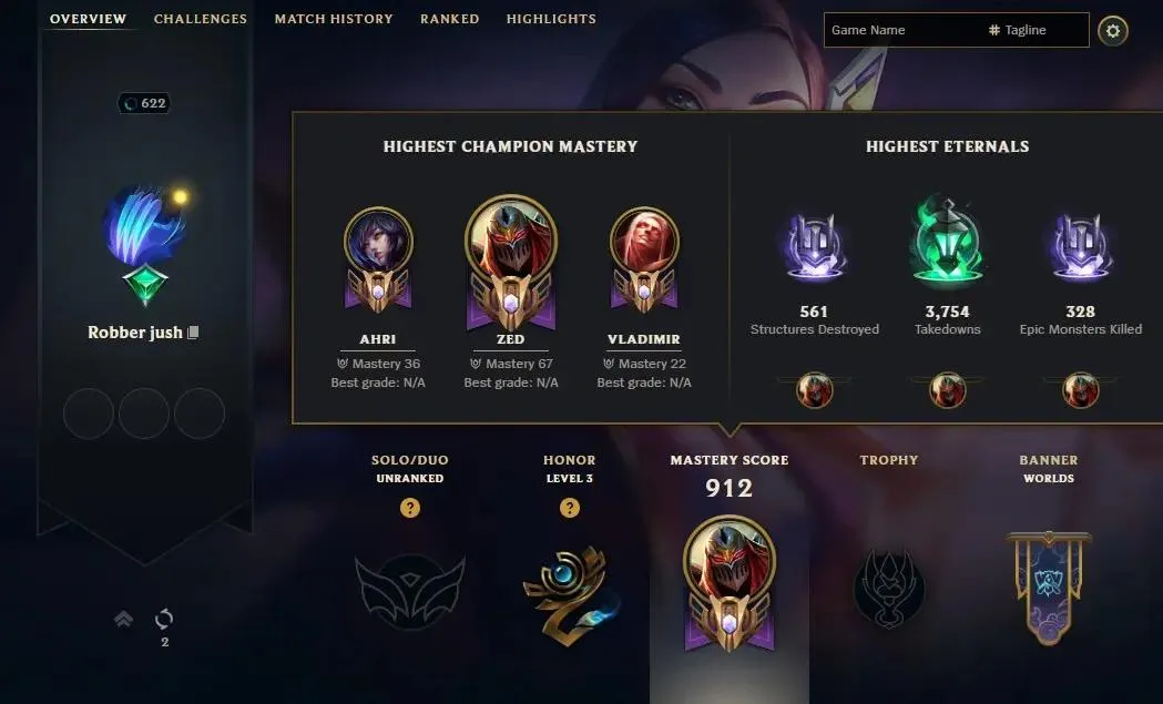 【EUW】Level 622 ✅ 169Champ/271Skin + 3Ultimate/3Mythic/22Legendary/104Epic ✅ Full Access 📧 🔥High Quality Account ⚡Instant Delivery️️️️️️️ ️️️️️ ⚡ Ranked Ready