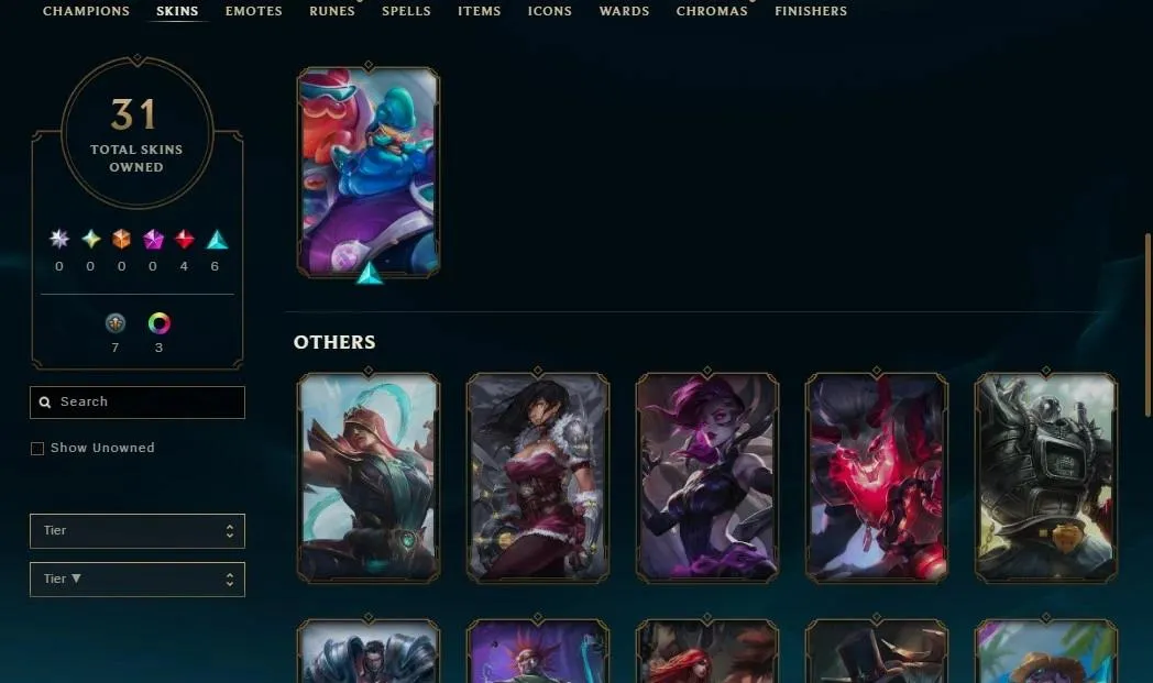 ⚠️【LAN】⸱ 💳 31 Skin⸱ 🎠 84 Champ⸱ 💠 Unranked⸱ 🐉 Level 148⸱ 🐉 Email Access⸱ 🧙 6035 BE⸱ 🧪 Honor 3⸱ 🧙 10 RP⸱ 🧪 2025 Ready #8EQS8SLA