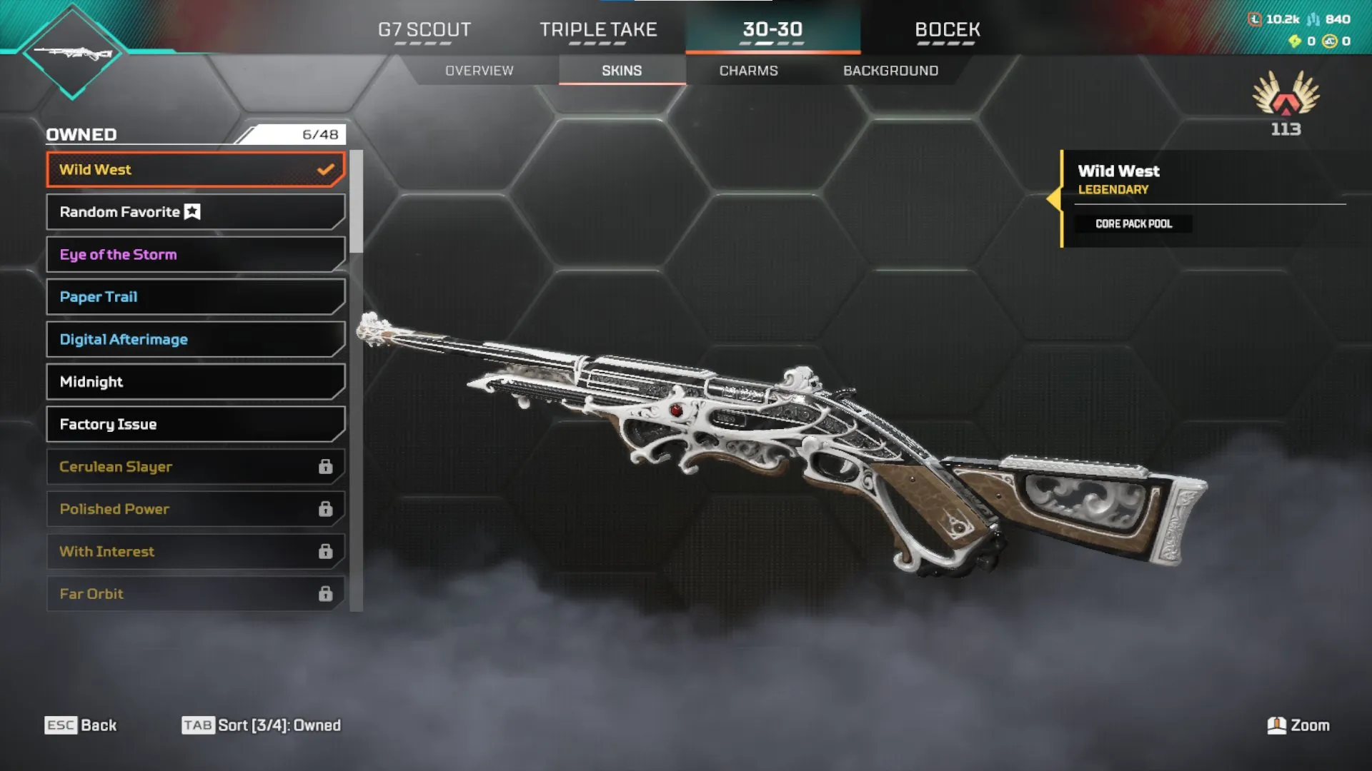 AP647 High Level 228 Bronze Account with 51 Legendary Items, Pathfinder Omega Point, Awoken Fury Crypto, Tamed Beast Triple Take, Wild West 30-30, Nocturnal Elegance Devotion, Outlands Avalanche R-99