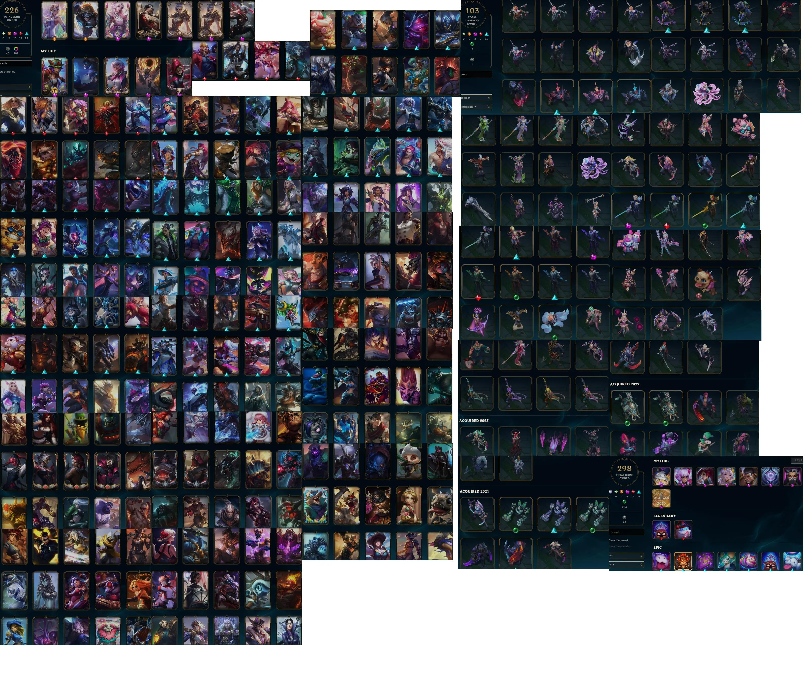 🔥LVL432 Challenger 875LP Handleveled💎172Champs 226Skins 10Mythics 103Chromas✅Lifetime Ownership Guarantee - Never Taken Back