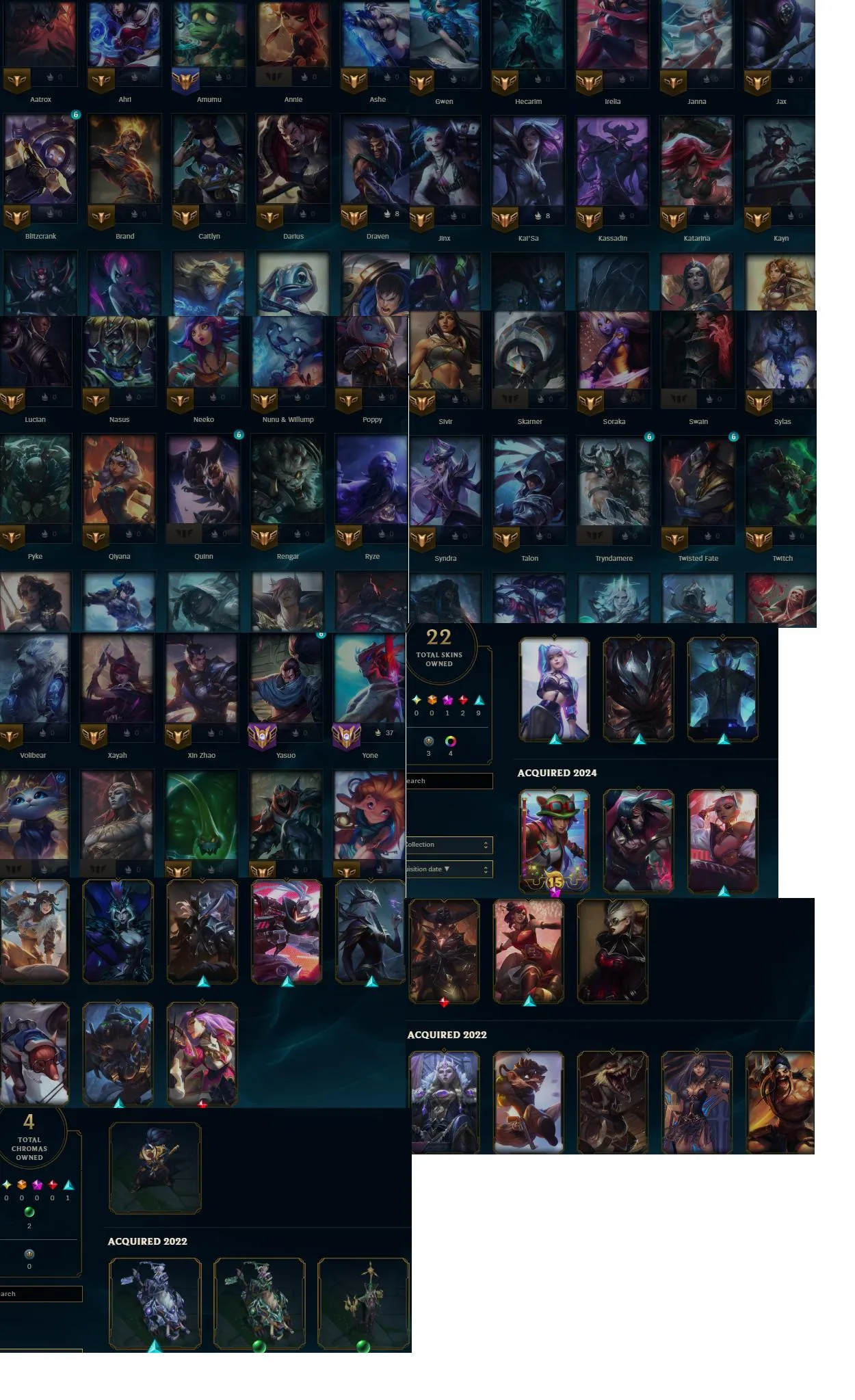 🔥LVL95 Grandmaster 550LP 66%WR Handleveled💎70Champs 22Skins⭐Name Changeable✅Lifetime Ownership Guarantee✔️Recovery information included