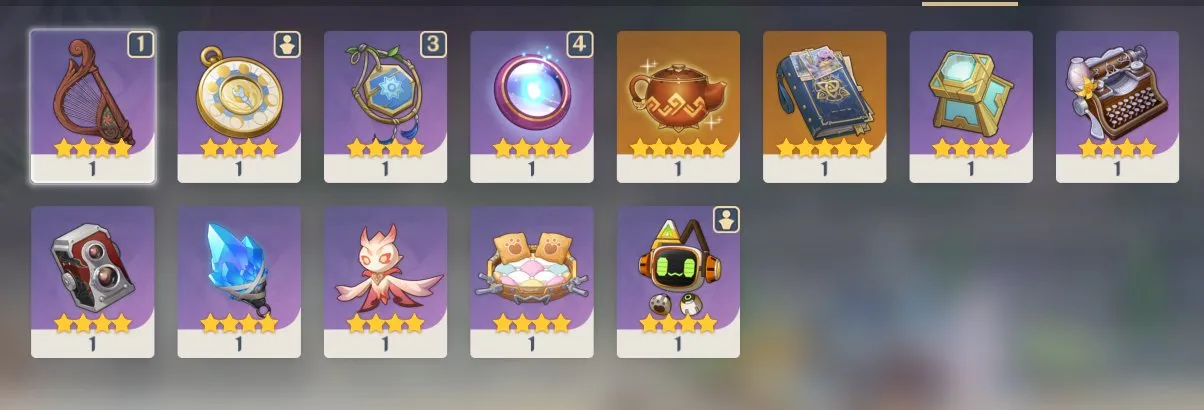 GI1213 Arlecchino C1 + Scarlet Moon, Chiori + Uraku Misugiri, Itto + Redhorn, Zhongli, Jean C1, Dehya 