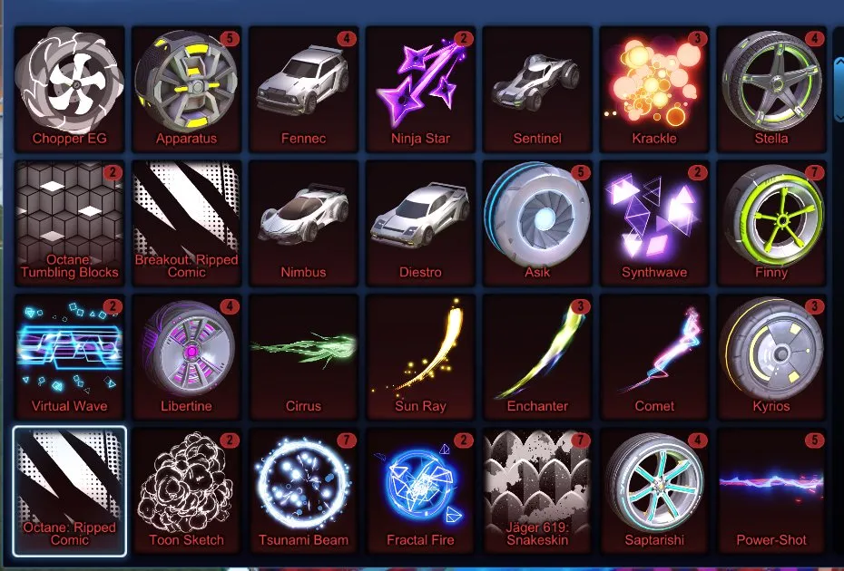 STOCK445 //Fennec, 68 Cars, 34 Black Market, Painted Venom, Titanium White & Saffron Merc, Lobo, Looper, Pulsus, Stella, Truncheon